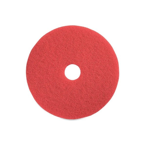Sp Richards Genuine Joe 16" Buffing Pad, Red, 5 Per Case GJO90416 - main